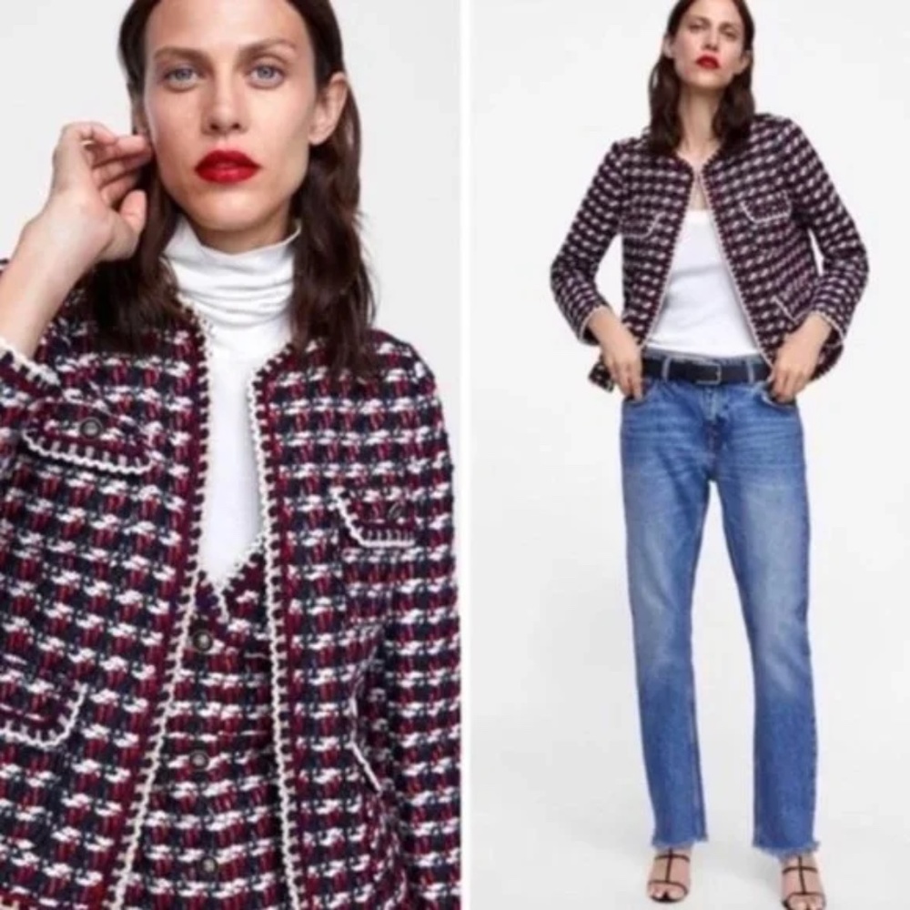 Zara tweed blazer